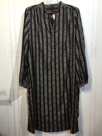 Ann Taylor Size L/12 Black DRESS/1 PIECE