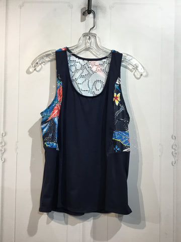 Lucky In Love Size Medium Blue Athletic Wear
