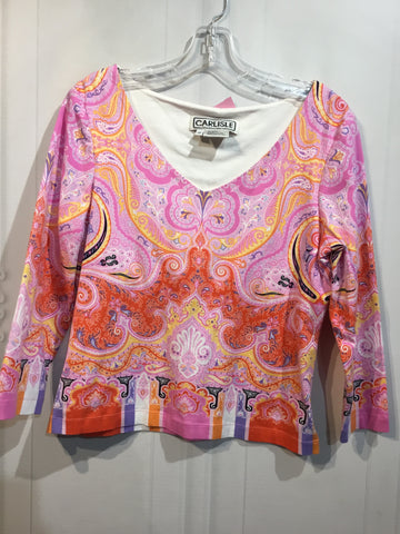 Carlisle Size M/10 Pink Tops