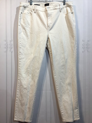 Talbots Size XL/16 White Bottoms