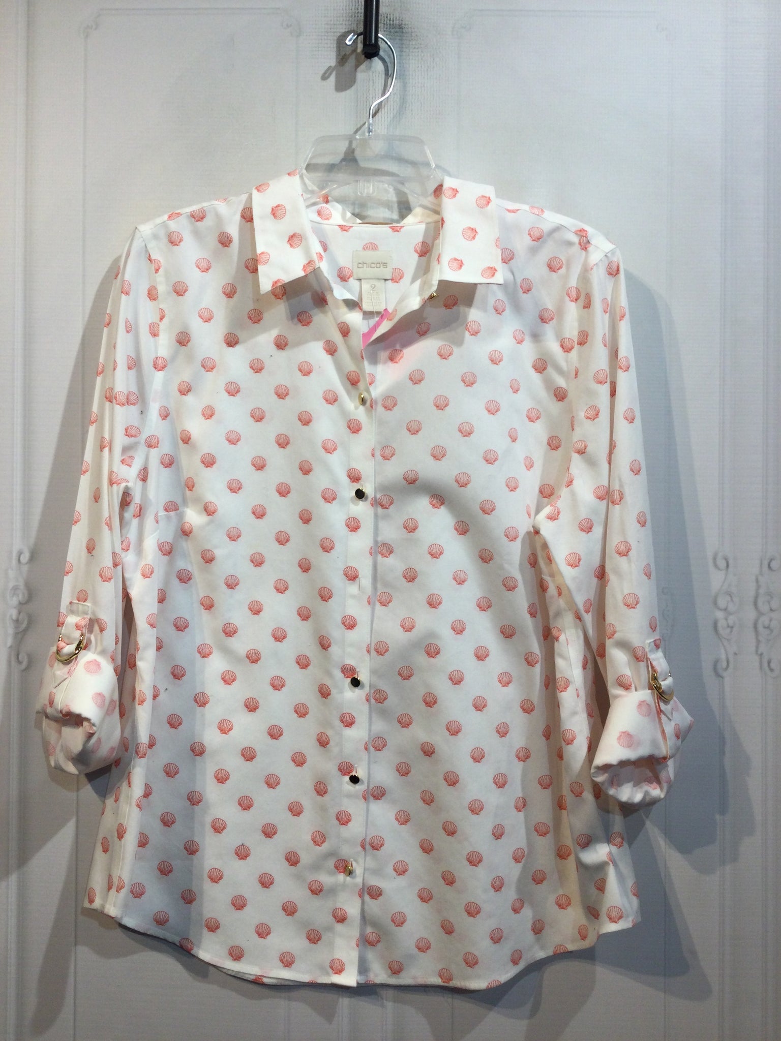 CHICO'S Size L/12 White Tops