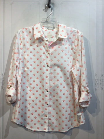 CHICO'S Size L/12 White Tops