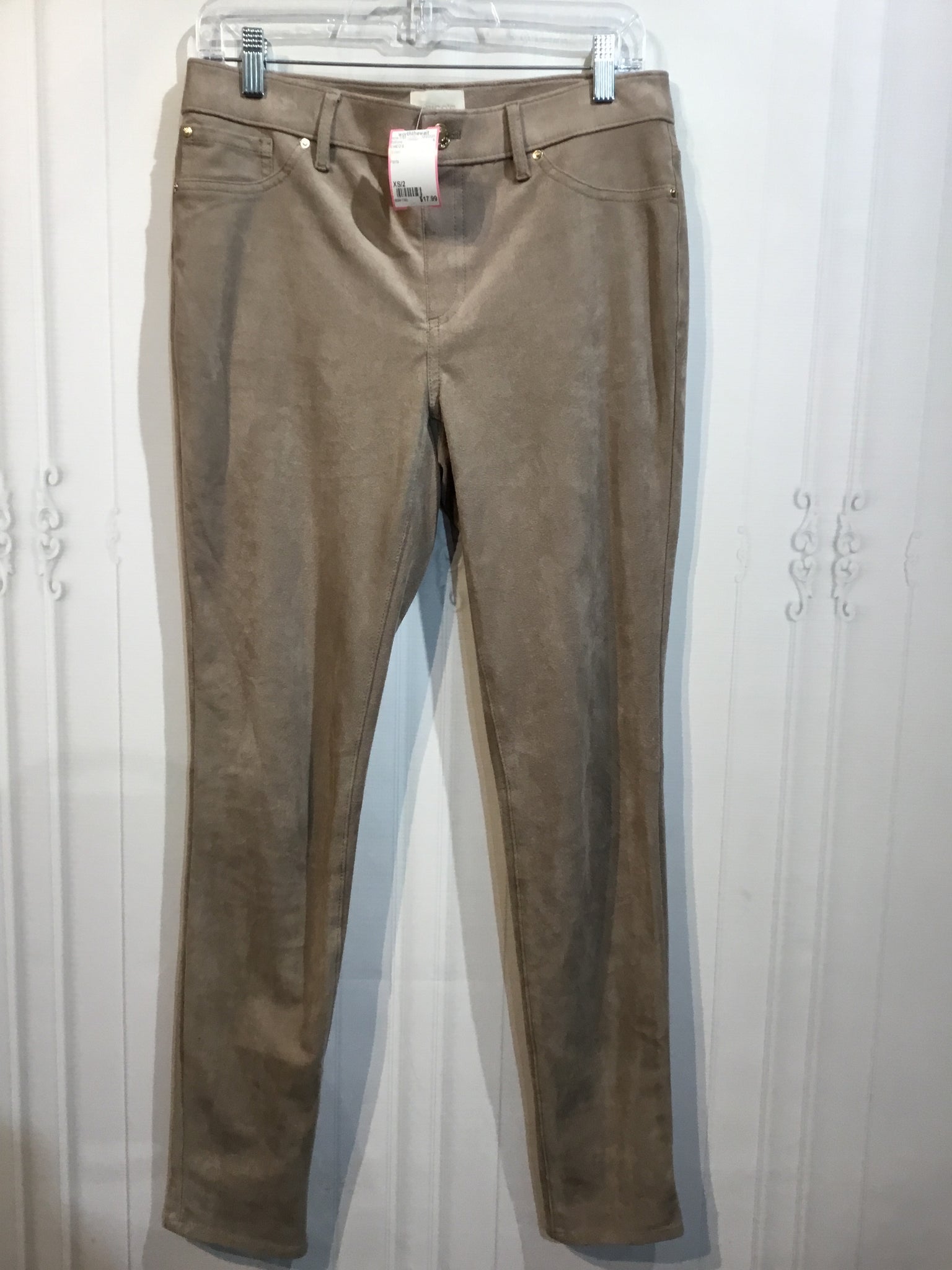 CHICO'S Size XS/2 Brown Bottoms