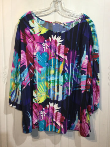 Soft Surroundings Size Large Blue Tops