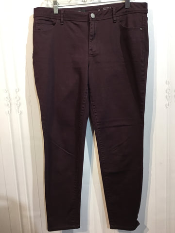 Simply Vera  VERA WANG Size M/10 Purple Bottoms