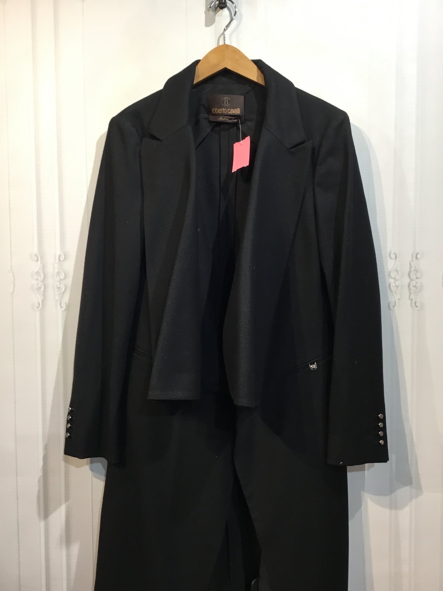 Roberto Cavalli Size L Black Tops