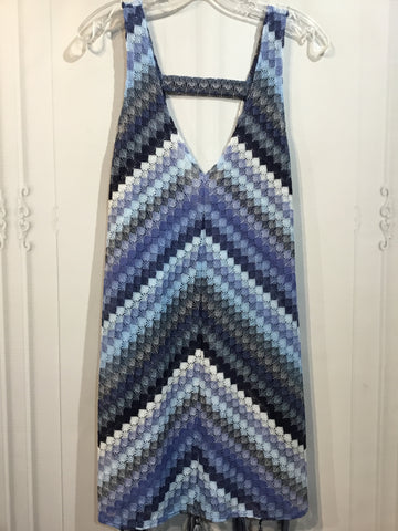 Becca Size M/8-10 Multi Blues Cover Up