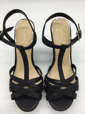 Jessica Simpson Size 8 Black Sandals