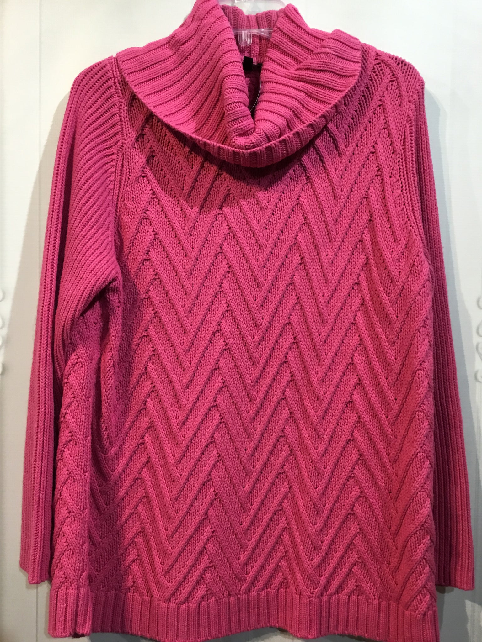 Talbots Size XLP/16-18P Pink Sweater