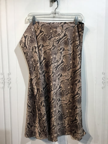 Express Size XL/16-18 Snakeskin Print Skirts