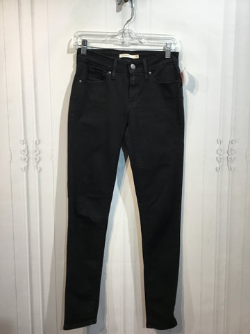 Levis Size XS/0-2 Black Jeans