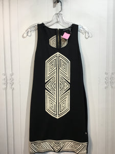 THML Size S/4-6 Black & Cream Dress