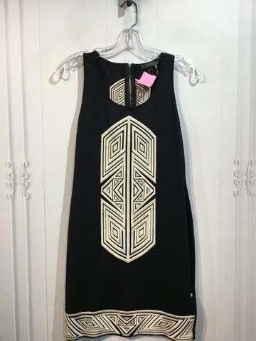THML Size S/4-6 Black & Cream Dress