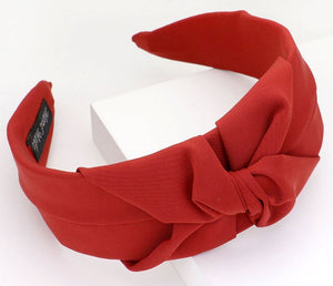Handmade Knot Headband -  Coral
