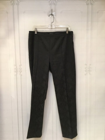 TRIBAl Size 10 Black Print Pants