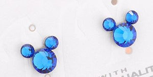 Character Stud Earrings - Blue