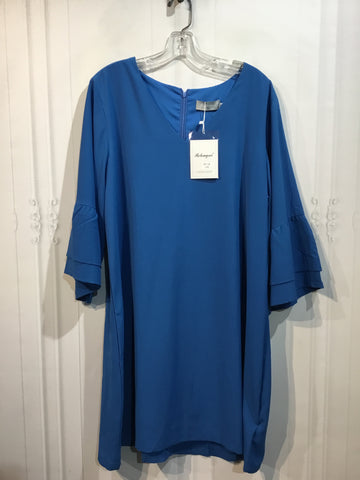 Belongsci Size 2XL/18-24 Blue Dress