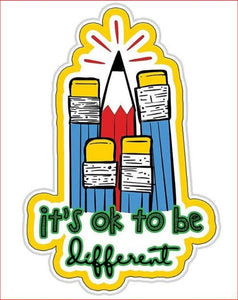 "It's OK To Be Different" - Autism Sticker