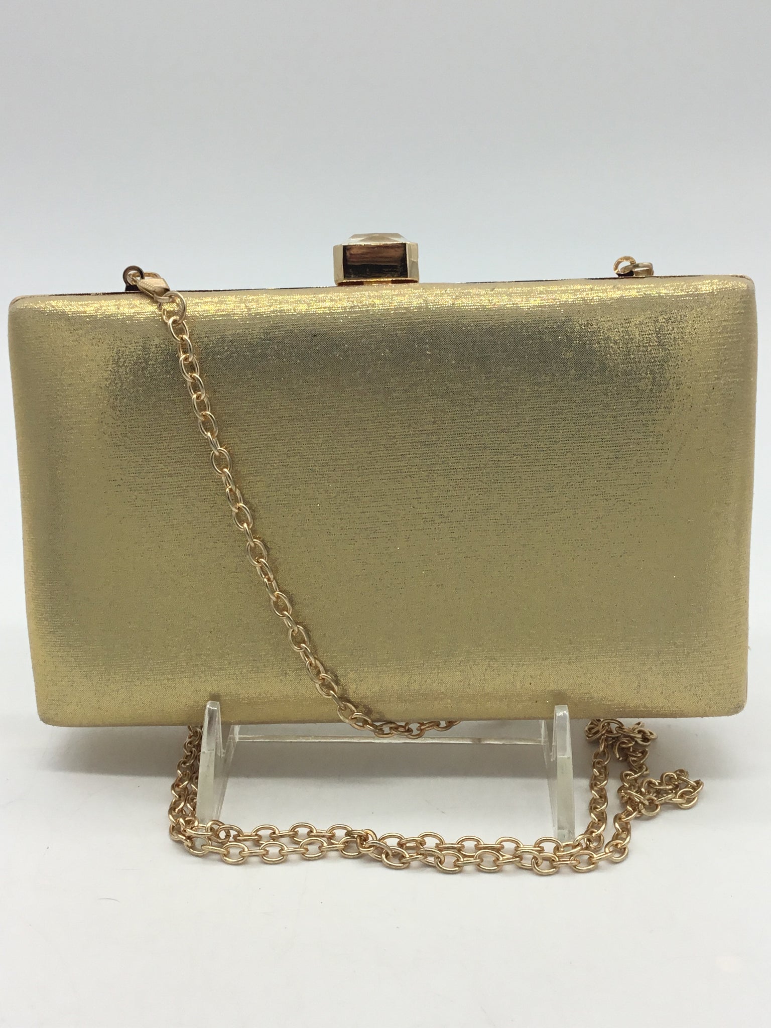 No Label Size Small Gold Clutch
