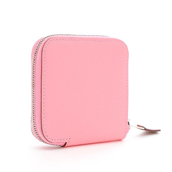 Hermes Size Small Light Pink Hermes Mini Silk Inn Coin Case