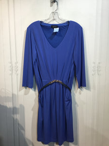 Tahari Arthur S. Levine Size M/8-10 Blue Dress