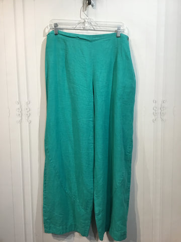 Flax Size M/8-10 Turquoise Pants
