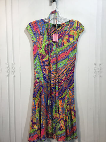 LAUREN Ralph Lauren Size XSP/0-2P Multi-Color Dress