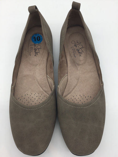 Life Stride Size 10 Taupe Shoes