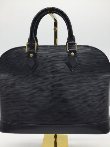 Louis Vuitton Size Medium Black Louis Vuitton Alma PM Epi Leather