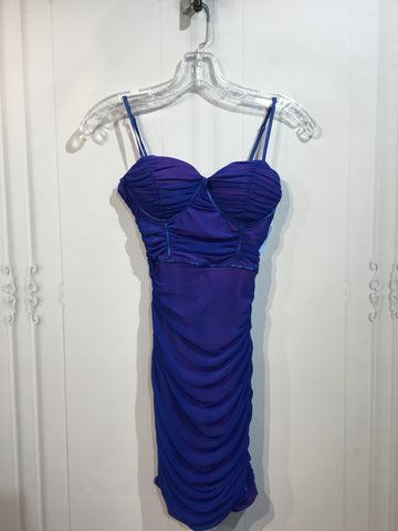 windsor Size S/4-6 Blue & Pink Dress